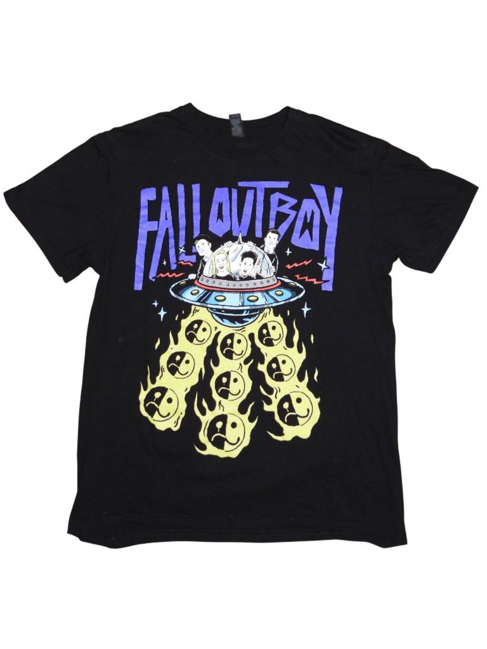 Fall Out Boy Black If You Build It They Will Come Black Tour T Shirt Men’s Med